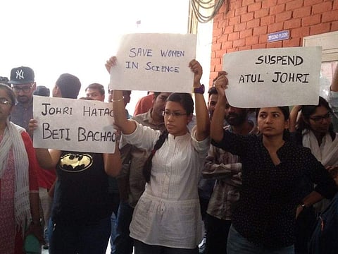 JNU and other group of students have been protesting for the suspension of the prof | Indian Cultural Forum