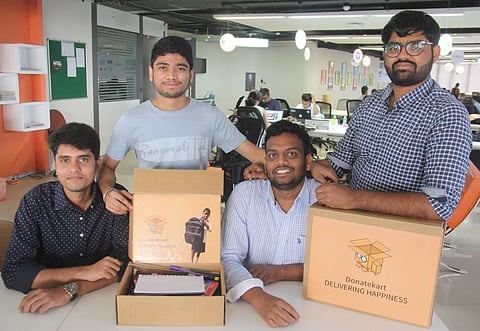 Donatekart received the NASSCOM Social Innovation Award in February 2018