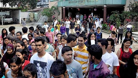 While 29,643 students wrote the class XII board exam in the district in 2017, this year 26,343 students only appeared