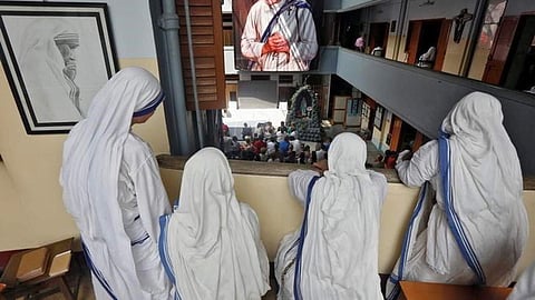 67-year-old Infant Tresa, a member of the Franciscan Clarist Congregation (FCC), feels that 'Yoga is secular' and 'it does not belong to any particular religion