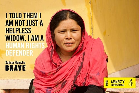 Amnesty International's BRAVE campaign was conducted in Manipur , to bring the stories of human rights activists to the masses of the state