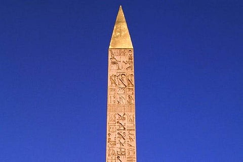 The oldest existence of obelisks was recorded in hieroglyphics from the ancient Egyptian civilisation