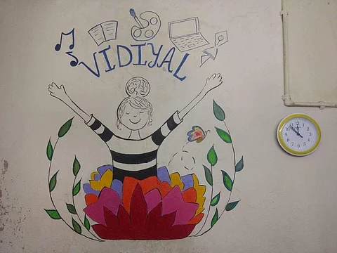 Vidiyal is a community centre that teaches academics, arts and help students initiate conversations about alcoholism
