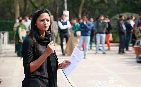 Shehla Rashid was supposed to address students in Kargil on Tuesday but was denied permission just hours before it was scheduled to take place