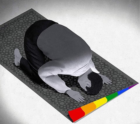 Rafiul founded The Queer Muslim Project, a Facebook page to address the amount of misinformation he saw around him. Credit: Village Voice