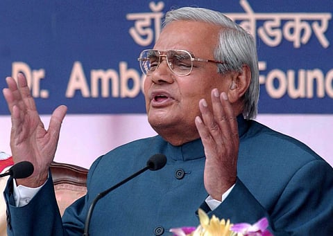 Vajpayee was India's PM from 1998 to 2004