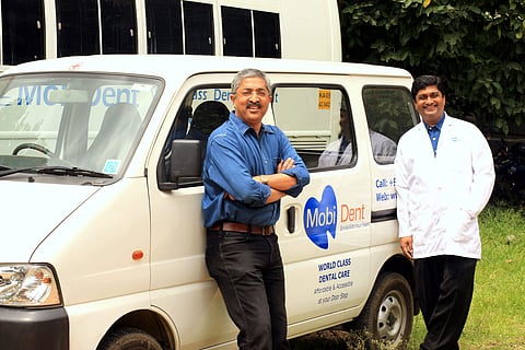 Bengaluru-based dentist Dr Devaiah Mapangada and serial entrepreneur Vivek Madappa came up with an app called Caddy Clinic, that brings dental care to your doorstep