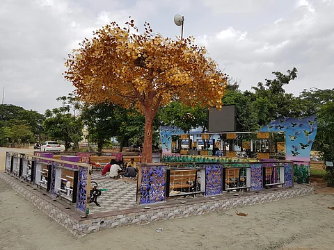 The first ever smart was erected in Coimbatore's VOC Park