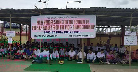 Since May, the students have been on a strike against the VC