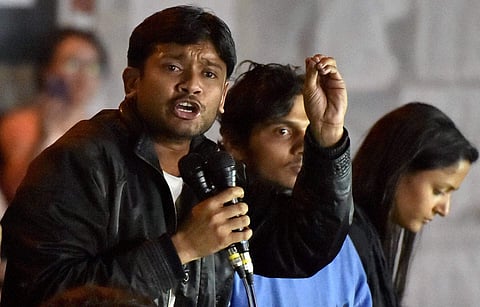 The Sena also asked the ruling BJP to refrain from taking political mileage from the sedition case against Kumar (Pic: TNIE)