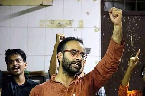 Aejaz Rather is the general secretary of the JNUSU