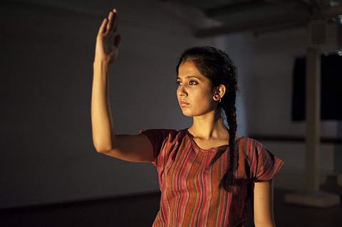 Poorna Swami during a performance | (Pic: Richa Bhavanam)