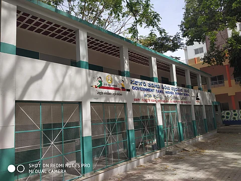 Government Tamil Higher Primary School in Bengaluru's Cox town is brand new (Pic: Rashmi Patil)