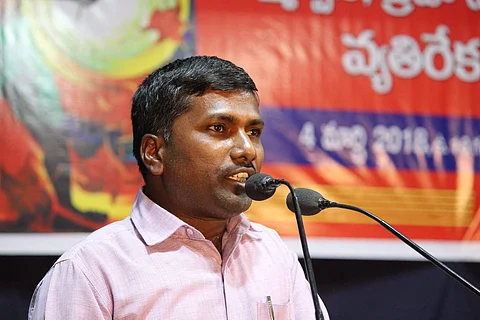Jagan completed his PhD from Osmania University and works at the University's constituent college