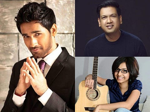 Amitash Pradhan, Vijay Prakash and Shakthisree Gopalan, the judges for the finale