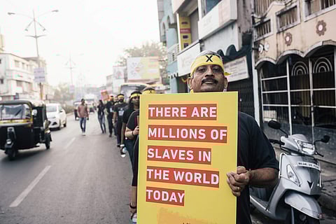 A scene from last year's Walk for Freedom| Pic: The Movement India