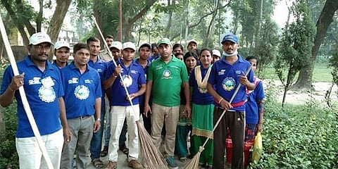 Shashi Bhushan Singh believes that everyone is responsible for keeping their villages, towns and cities clean (Pic: Shashi Bhushan Singh)
