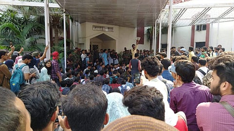 Students have been protesting for the last ten days