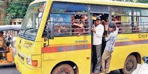 Verification would also be required for drivers and helpers of other types of vehicles which ferry school children