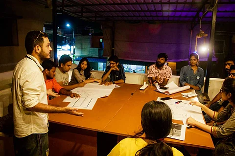 Orientation session with youth at Urban Desi House (Pic: Indian Youth Café)