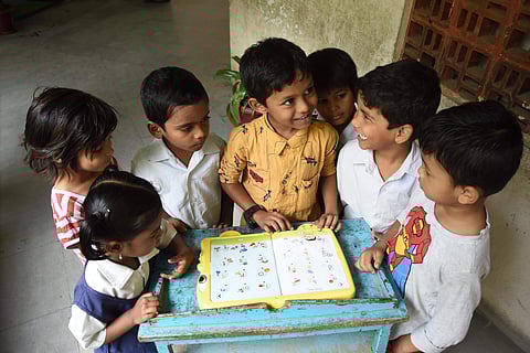Kids at the school | (Pic: RVK Rao)