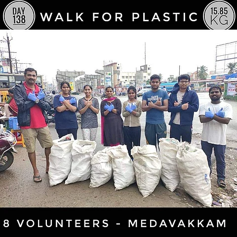 Walk For Plastic initiative|Pic: Gowtham