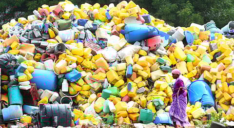 Plastic is a menace