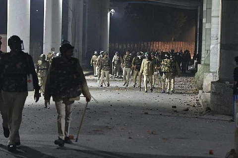 Police at Jamia Millia