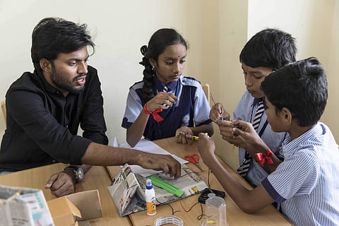 During a workshop on Design Thinking | (Pic: Inqui-Lab Foundation)