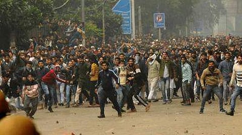 Jamia Milllia students' protest (PTI)
