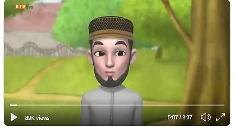 Screenshot from the BJP's video| Pic: BJP Twitter page