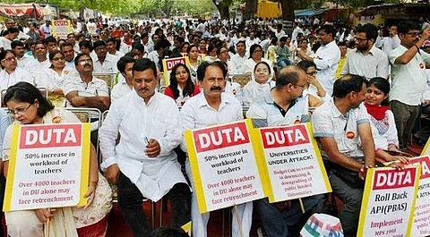 DUTA members protesting (Pic: DUTA)