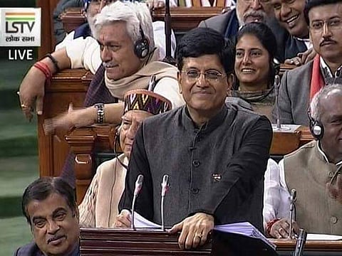 The interim Union Budget 2019-20 was presented by the interim Finance Minister Piyush Goyal before both houses of the parliament on Feb 1 (Pic: YouTube)