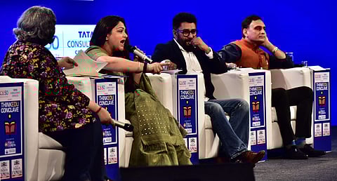 The panel discussion discussed labelling and un-labelling young India