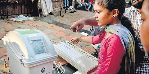 First-time voters will miss polls due to exams (Pic: Express)