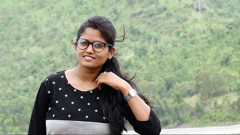 Suchitra N secured first rank in Civil Engineering branch in VTU exams (Pic: Suchitra N)