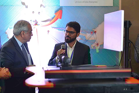 Habib Ali, co-founder of BeAble Health with Dr Rajiv Kumar