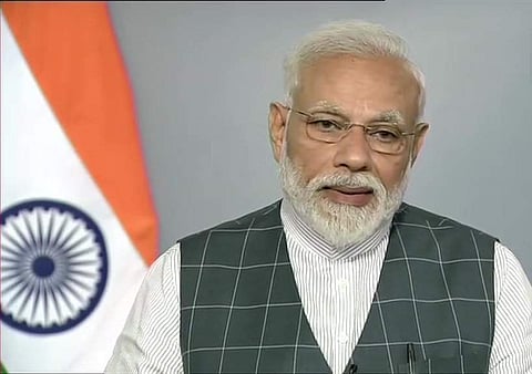 At a time when relations with Pakistan are still unsteady, the implications are dire, but the PM is still talking about it as a hot-cold warning-not-warning thing (Pic: Screengrab)