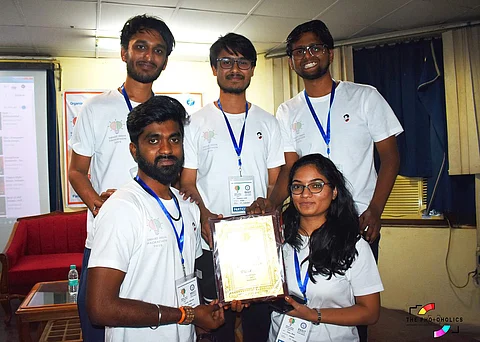 The problem statement given to the IIT-H students was to develop an app that can manage the hierarchical system of updating construction site progress (Pic: SNAAPP)