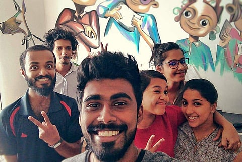 SKETCHY BEHAVIOUR: The initiative was founded by a set of friends who were graphic designers