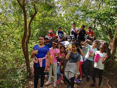 Children during the summer adventure camp in forest (Pic: Nature Admire)