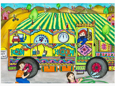 One of Aditi's art work | (Pic: Aditi Anand)