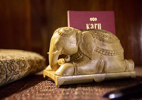 The hasti visiting card-holder | (Pic: Karu)