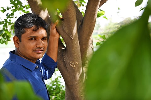 Started in 2017, Saravanan's Wake Our Lake organisation has come a long way. They have already revived three lakes in Tamil Nadu (Pic: Vinod Kumar T)