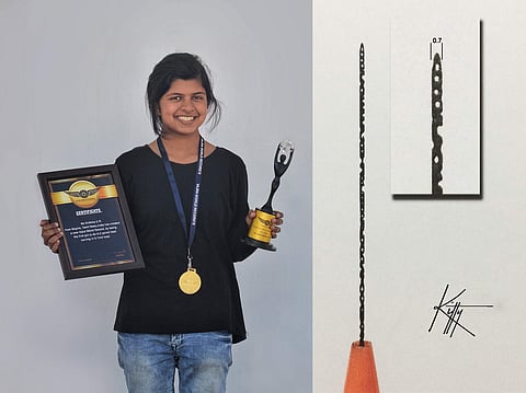 Krithika Ramesh with the Vajra World Records