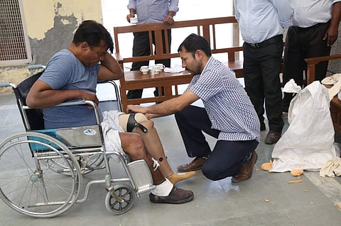 They conduct workshops, counselling sessions and also provide prosthetics, wheelchairs and crutch (Pic: Wheeling Happiness)