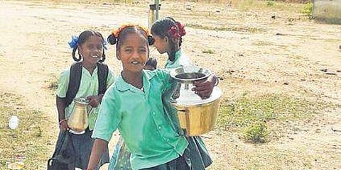 A lot of government schools in the district have run dry