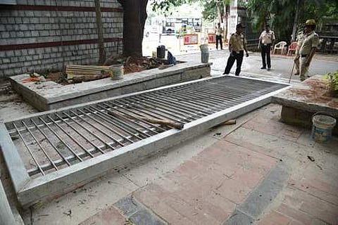 Gowtham Singh, 25, from Odisha died when the IISc main gate fell on him in Bengaluru (Pic: Nagaeaja Gadekal)