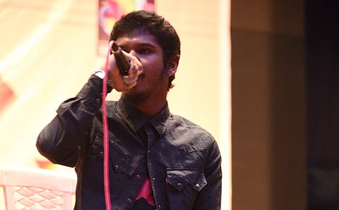 Asahel Shamir Jannu rapping | (Pic: Asahel Shamir Jannu)
