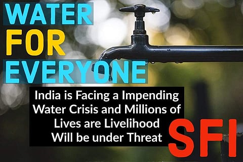 The student organisation, in a statement, also demanded that a water emergency be declared immediately